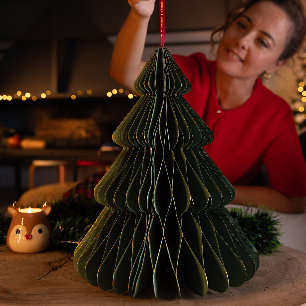 Kerstversiering Christmas - Tree Foldable Paper Christmas Tree XMas Tree - Kerstdecoratie Legami - In den Olifant