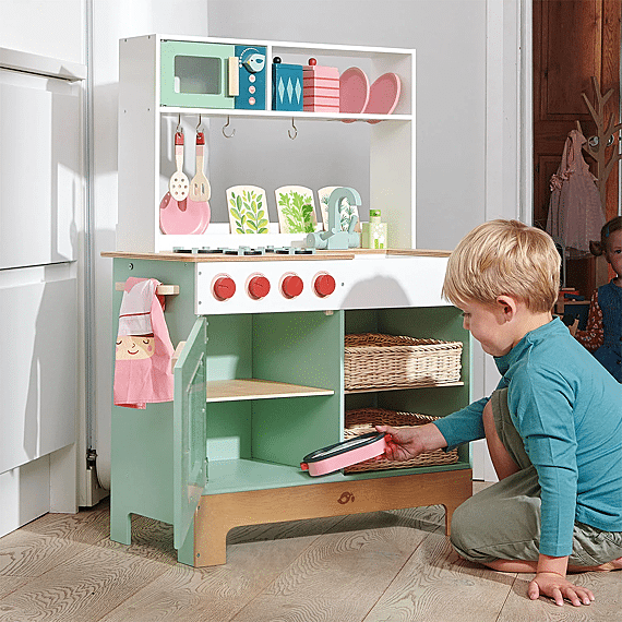 Houten Keuken Met Accessoires - Tender Leaf Toys