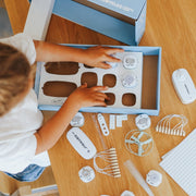 Kidyelec Starter Mijn eerste elektriciteitsset - 10 onderdelen - STEM speelgoed Kidywolf - In den Olifant