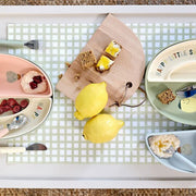 Kinderbestek met siliconen handvat Happy Fruits Cherry - set van 3 - Aan tafel Lässig - In den Olifant