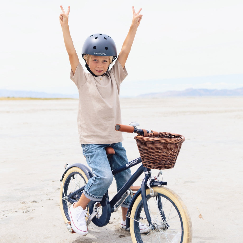 Kinderfiets Banwood Classic Bicycle Navy Blue - 16 inch - Kinderfietsen Banwood - In den Olifant