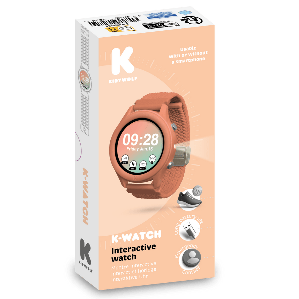 Kinderhorloge K - Watch Pink - Uurwerken Kidywolf - In den Olifant