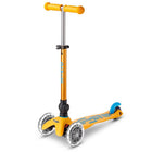 Kinderstep met 3 wielen Mini Micro step Deluxe inklapbaar LED abrikoos - Limited Edition - Steppen Micro Mobility - In den Olifant