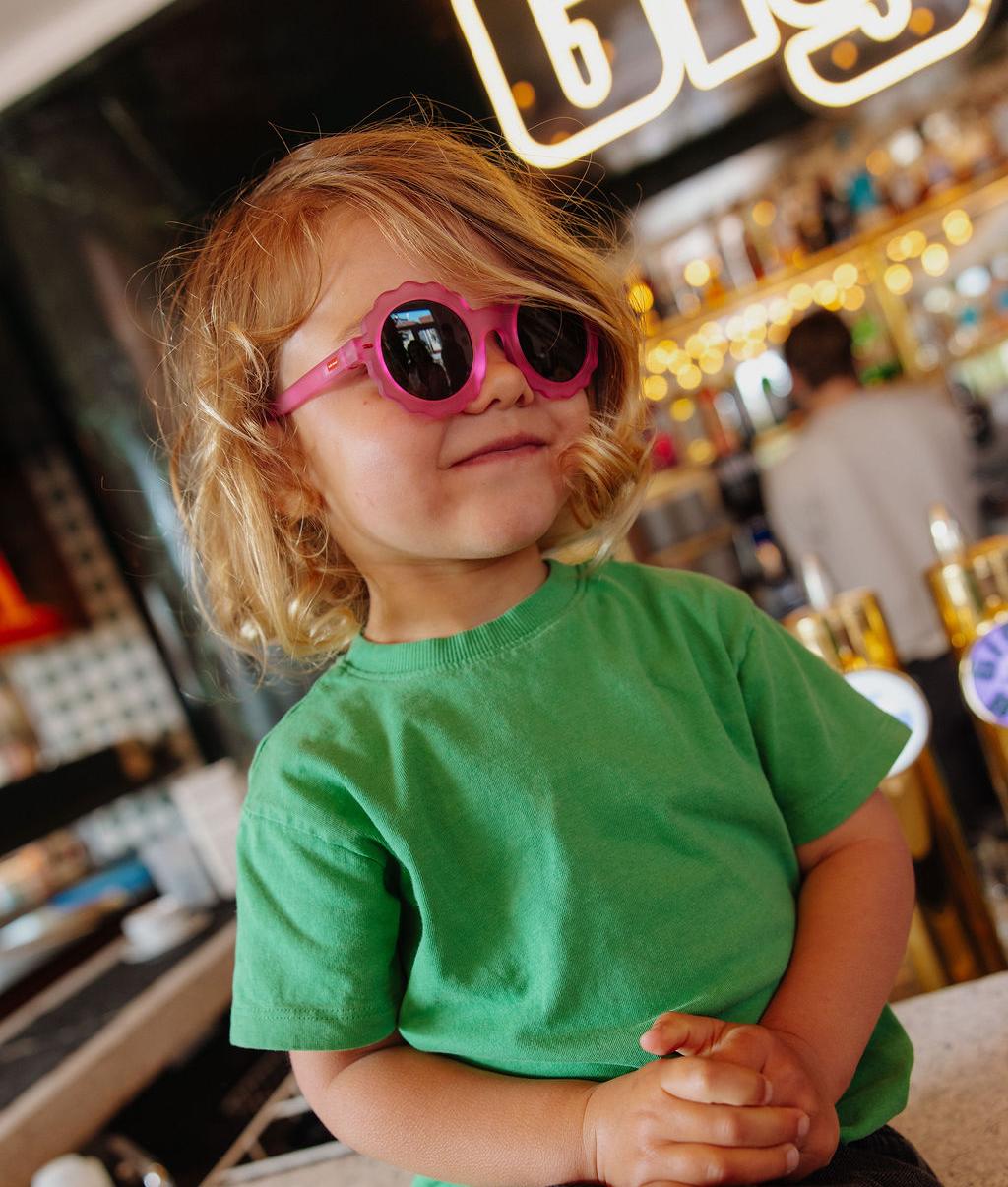 Kinderzonnebril Chamy Fuchsia - Zonnebrillen Hello Hossy - In den Olifant