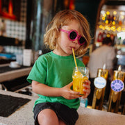 Kinderzonnebril Chamy Fuchsia - Zonnebrillen Hello Hossy - In den Olifant