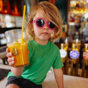 Kinderzonnebril Chamy Fuchsia - Zonnebrillen Hello Hossy - In den Olifant