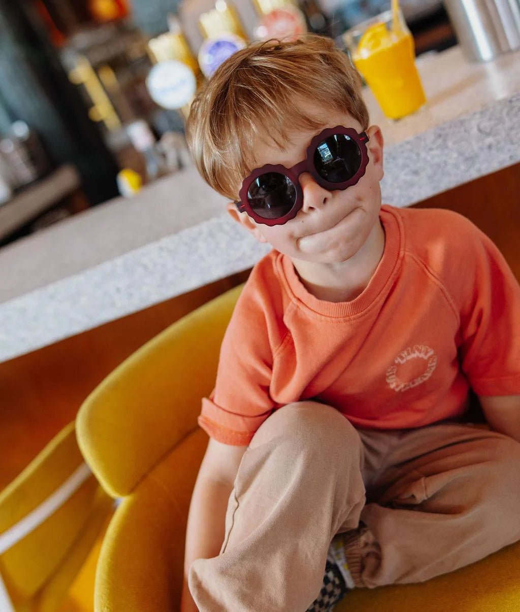 Kinderzonnebril Chamy Plum - Zonnebrillen Hello Hossy - In den Olifant