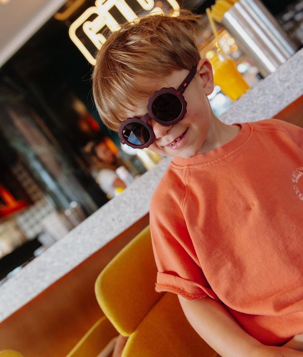 Kinderzonnebril Chamy Plum - Zonnebrillen Hello Hossy - In den Olifant