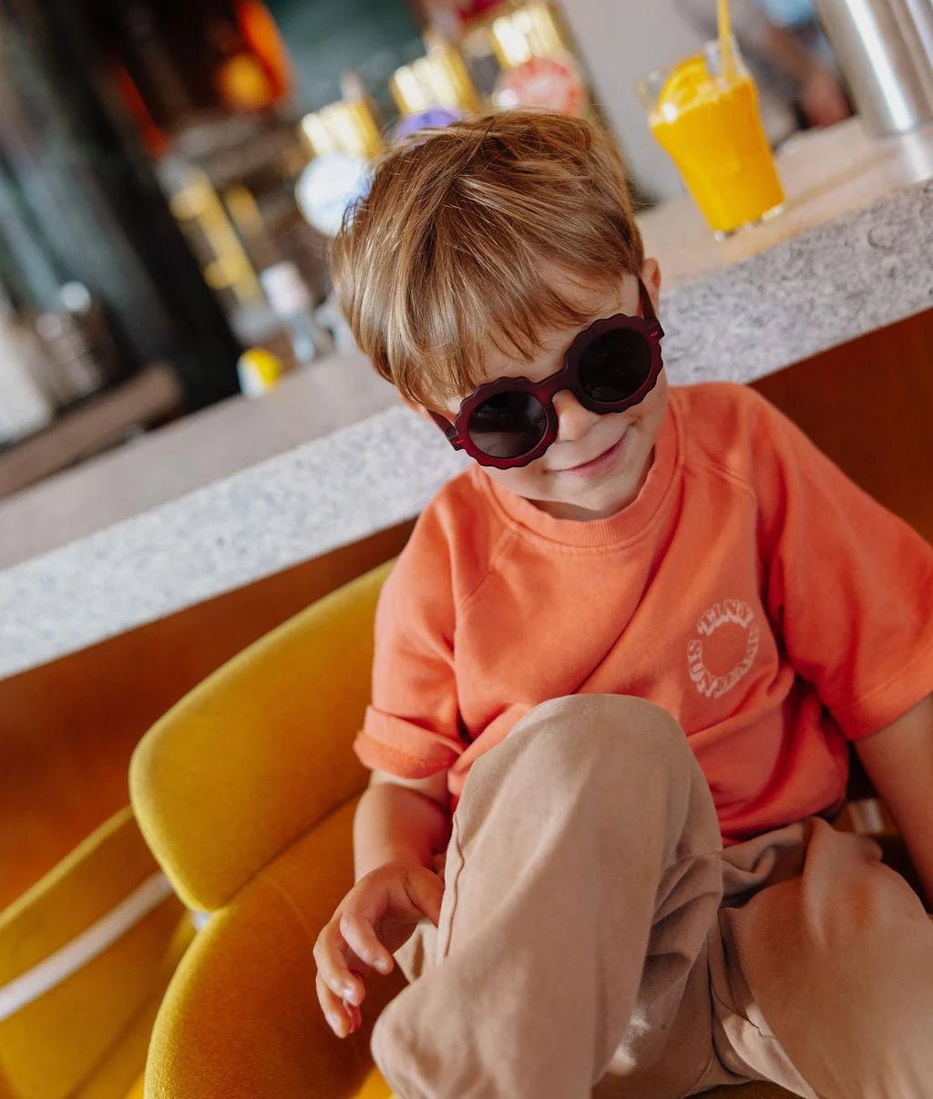 Kinderzonnebril Chamy Plum - Zonnebrillen Hello Hossy - In den Olifant