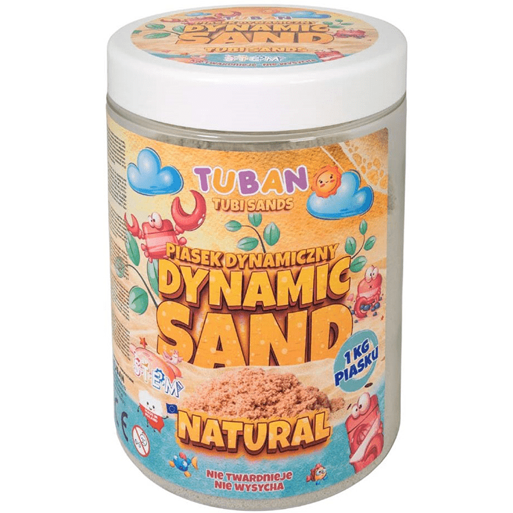 Kinetisch zand Dynamic Sand Tuban Natural - 1 kg - Speelzand Tuban - In den Olifant