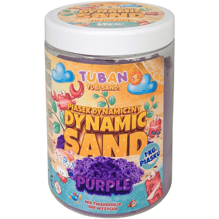 Kinetisch zand Dynamic Sand Tuban Purple - 1 kg - Speelzand Tuban - In den Olifant