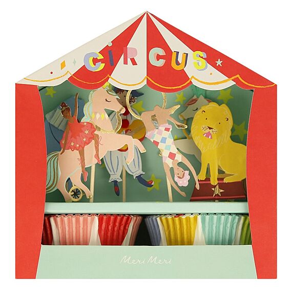 Cupcake Kit Circus - Set Van 24