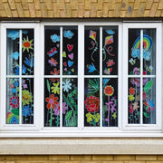 Kitpas Medium Rijstwax Krijtjes voor raam en papier - set van 12 - Kleuren en tekenen Kitpas - In den Olifant