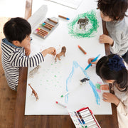 Kitpas Medium Rijstwax Krijtjes voor raam en papier - set van 24 - Kleuren en tekenen Kitpas - In den Olifant