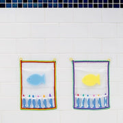 Kitpas Rice Bran Wax Badkrijtjes - set van 6 met blauwe spons - Badspeelgoed Kitpas - In den Olifant