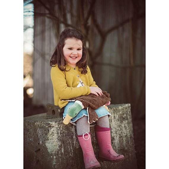 Kleine Knuffel Eend Drake Met Warmtekussen | 43 Cm - Wilde dieren Senger Naturwelt - In den Olifant