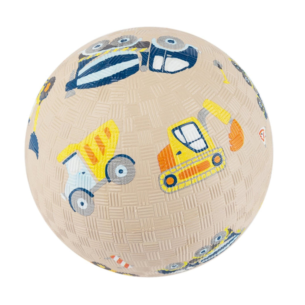 Kleine rubberen bal Construction - 12 cm - Ballen Sigikid - In den Olifant