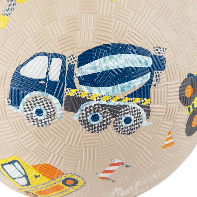 Kleine rubberen bal Construction - 12 cm - Ballen Sigikid - In den Olifant