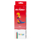 Kleiset Birds Ara Parrot - 3 potjes - Boetseren Hey Clay - In den Olifant
