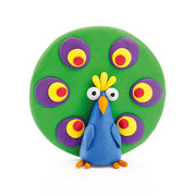 Kleiset Birds Peacock - 3 potjes - Boetseren Hey Clay - In den Olifant