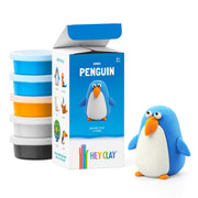 Kleiset Birds Penguin - 3 potjes - Boetseren Hey Clay - In den Olifant