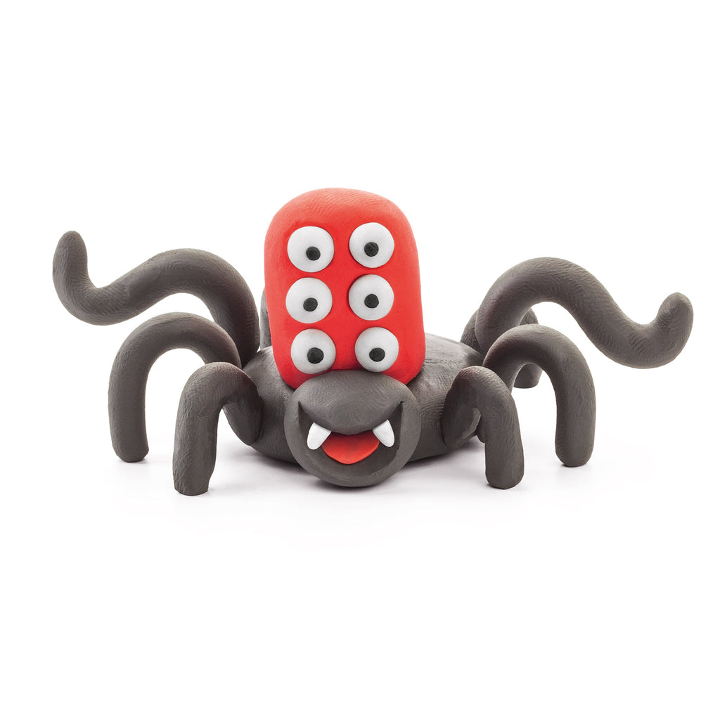 Kleiset Bugs Spider - 3 potjes - Boetseren Hey Clay - In den Olifant