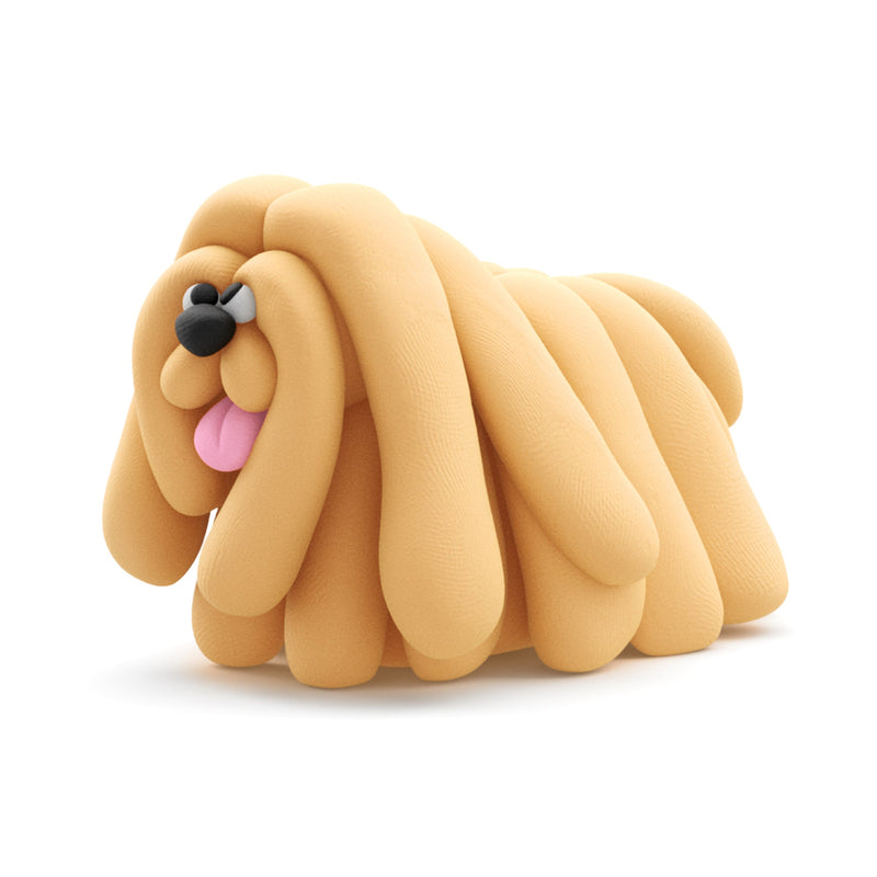 Kleiset Dog Buddies Komondor Moody - 3 potjes - Boetseren Hey Clay - In den Olifant