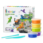 Kleiset Dragon Island - 15 potjes - Boetseren Hey Clay - In den Olifant