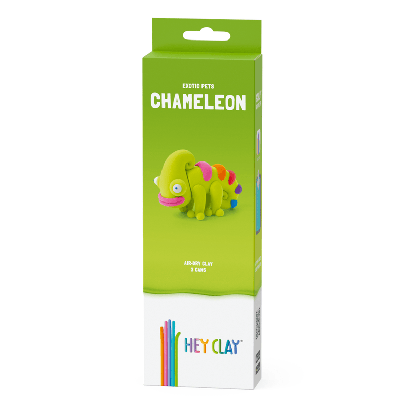 Kleiset Exotic Pets Chameleon - 3 potjes - Boetseren Hey Clay - In den Olifant