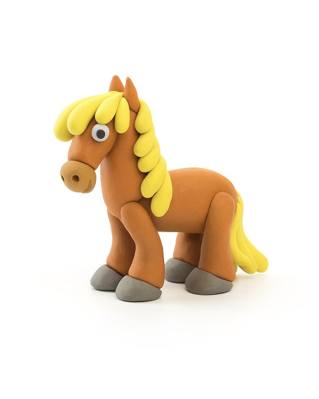 Kleiset Horse - 3 potjes - Boetseren Hey Clay - In den Olifant