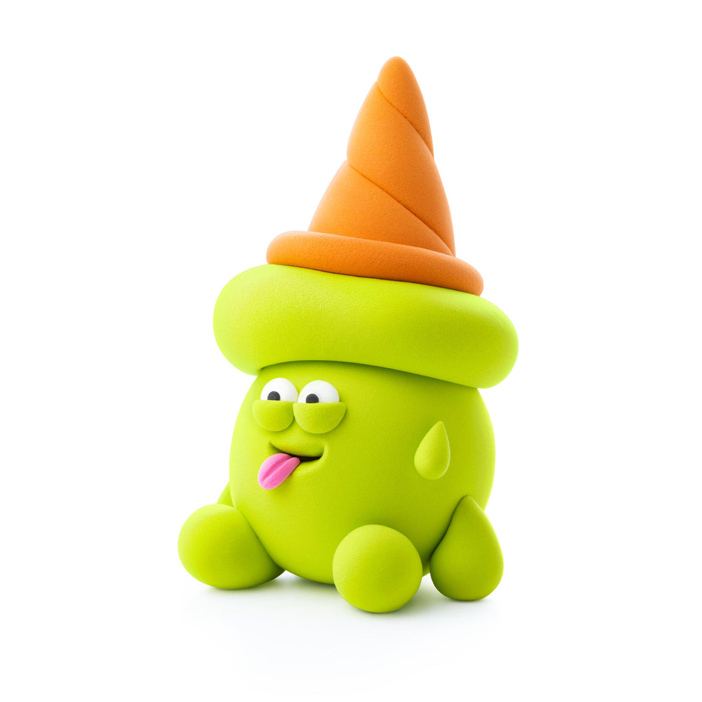 Kleiset Nice Ice Cream Flip Cone - 3 potjes - Boetseren Hey Clay - In den Olifant