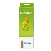 Kleiset Nice Ice Cream Flip Cone - 3 potjes - Boetseren Hey Clay - In den Olifant