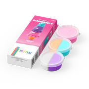 Kleiset Nice Ice Cream Scoopanauts - 3 potjes - Boetseren Hey Clay - In den Olifant