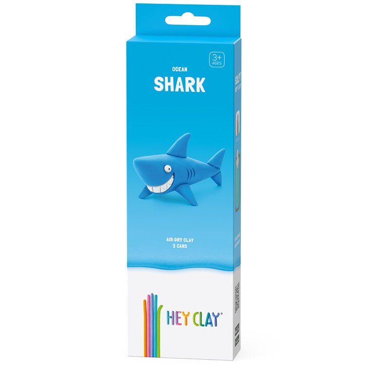 Kleiset Oceaan Shark - 3 potjes - Boetseren Hey Clay - In den Olifant