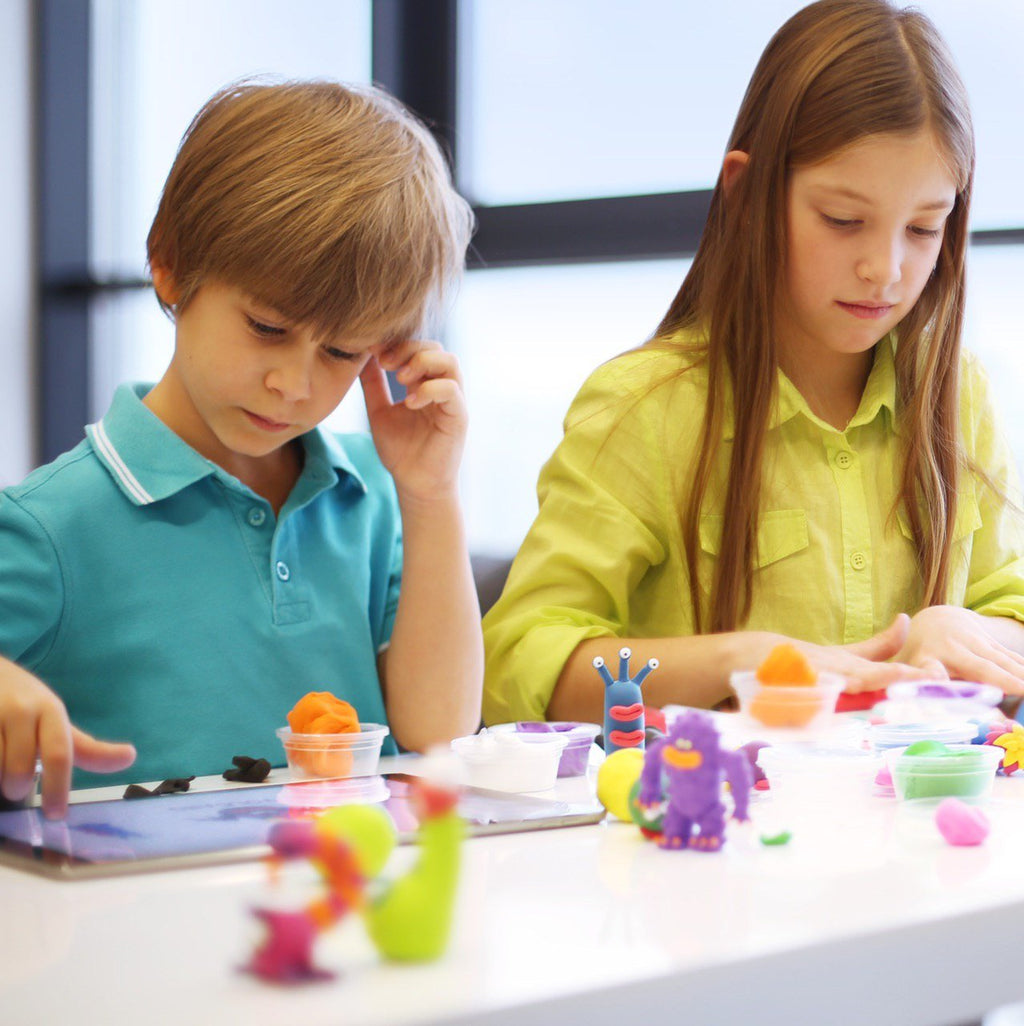 Kleiset Oceaan Shark - 3 potjes - Boetseren Hey Clay - In den Olifant