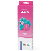 Kleiset Rainbow Unicorn Cloudy - 3 potjes - Boetseren Hey Clay - In den Olifant