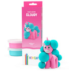 Kleiset Rainbow Unicorn Cloudy - 3 potjes - Boetseren Hey Clay - In den Olifant