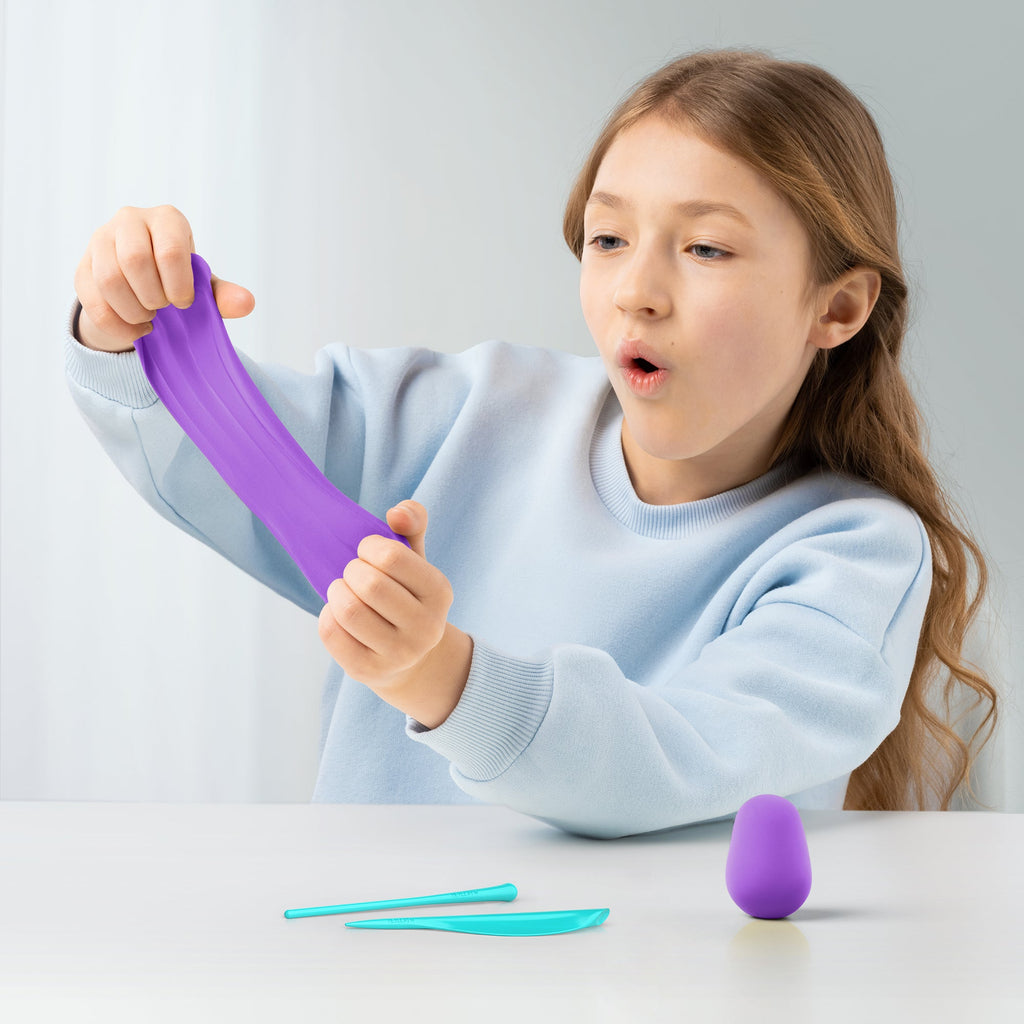 Kleiset Rainbow Unicorn Rainy - 3 potjes - Boetseren Hey Clay - In den Olifant