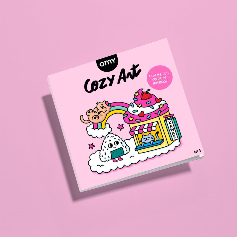 Kleurboek Cozy Art - Kawaii - Kleuren en tekenen Omy - In den Olifant