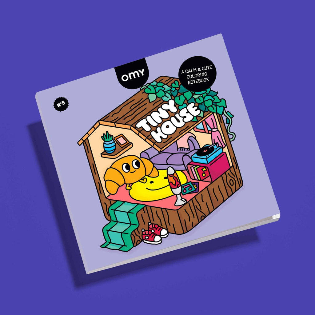 Kleurboek Cozy Art - Tiny House - Kleuren en tekenen Omy - In den Olifant