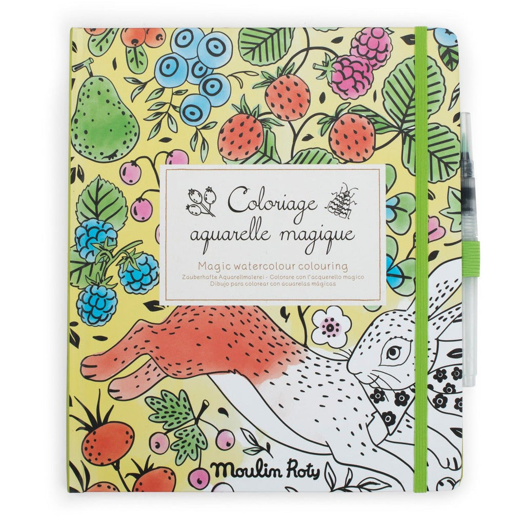 Kleurboek Magisch Aquarel Schilderen - Le Jardin du Moulin - Kleuren en tekenen Moulin Roty - In den Olifant