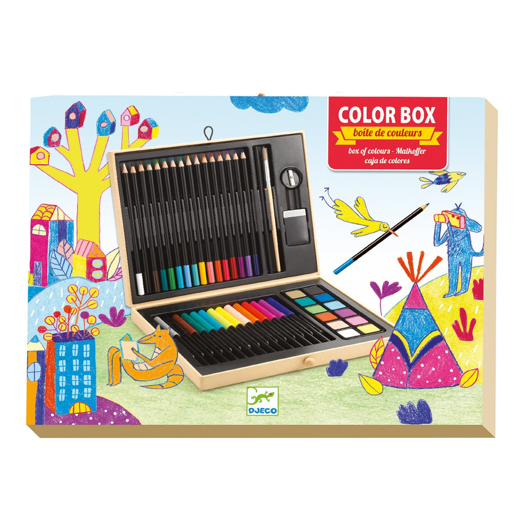 Kleurdoos Color Box - 47 Delig - Knutselmateriaal Djeco - In den Olifant