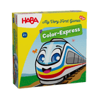 Kleurrijk dobbel - en legspel My very first games to go - Color Express - Dobbelspellen Haba - In den Olifant
