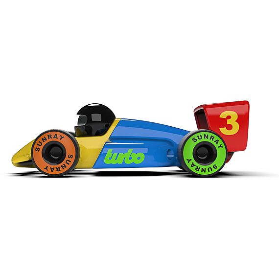 Kleurrijke F1 Racewagen - Turbo Miami - Auto's en voertuigen Playforever - In den Olifant