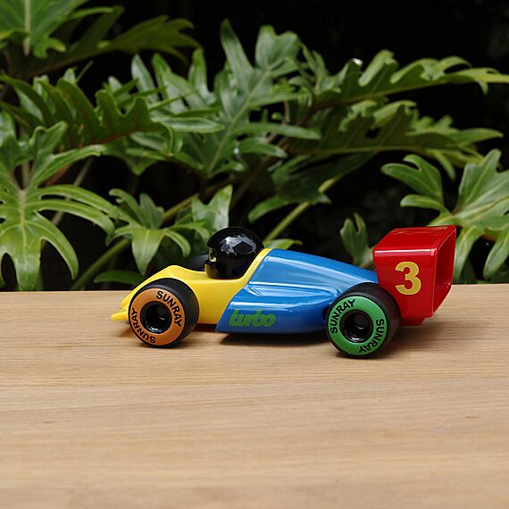 Kleurrijke F1 Racewagen - Turbo Miami - Auto's en voertuigen Playforever - In den Olifant