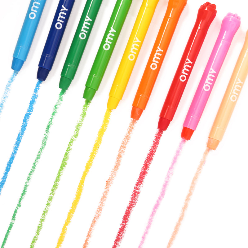 Set van 9 Coloring Tools - Gel Crayons