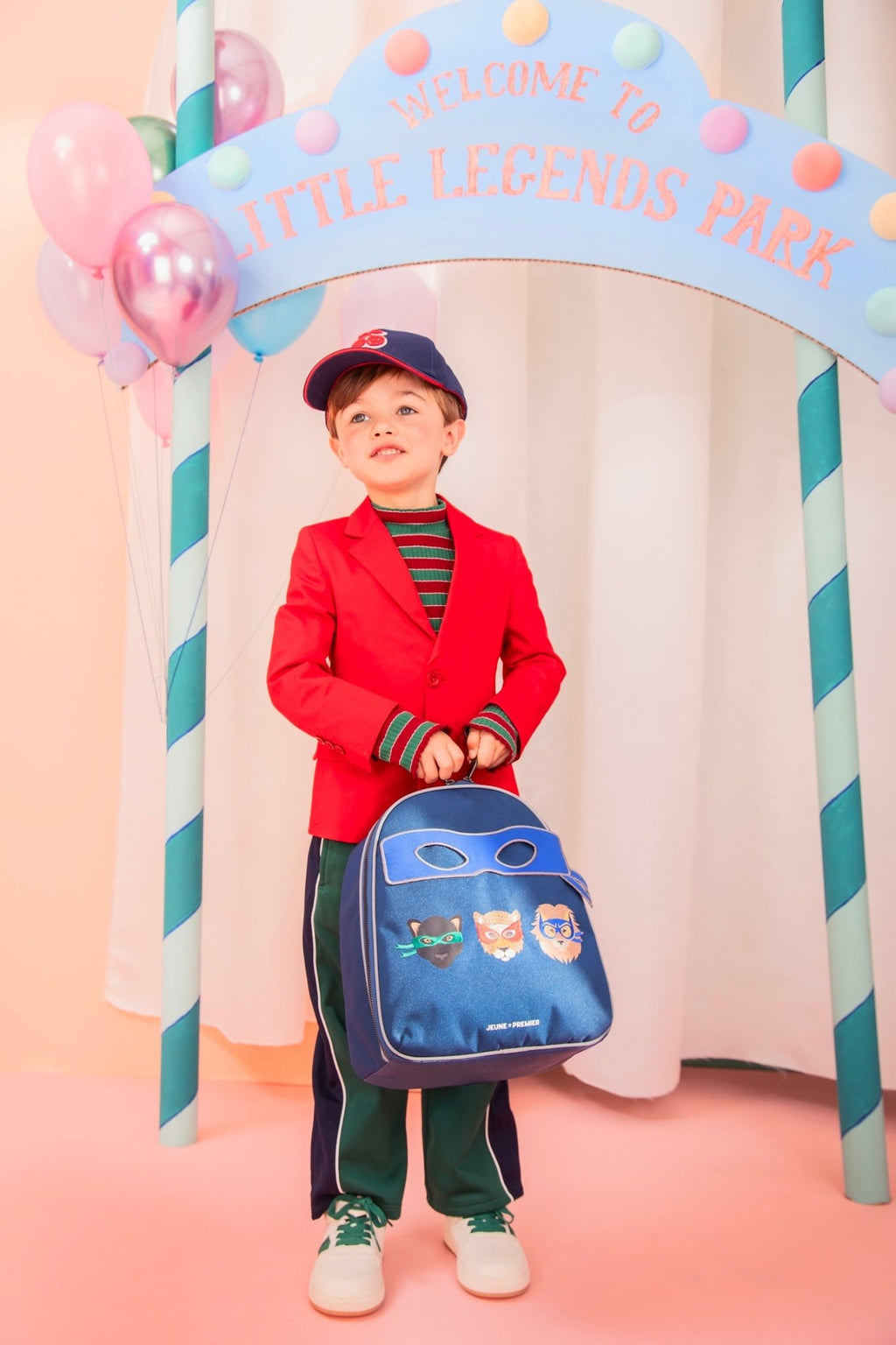 Kleuterrugzak Backpack Ralphie - Supercats - Rugzakken Jeune Premier - In den Olifant