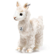 Knuffel alpaca crème staand - 18 cm - Boerderijdieren Steiff - In den Olifant