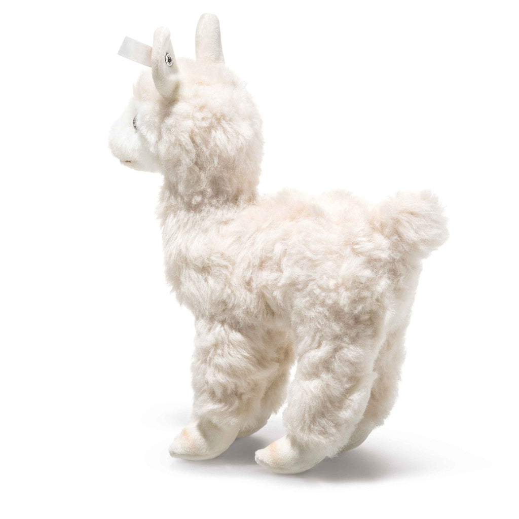 Knuffel alpaca crème staand - 18 cm - Boerderijdieren Steiff - In den Olifant