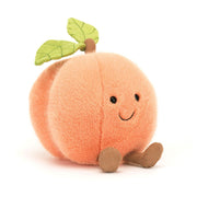 Knuffel Amuseable Peach - 14 cm - Groenten, fruit en ander lekkers Jellycat - In den Olifant